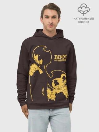 Худи мужской база хлопок / Bendy and the ink machine