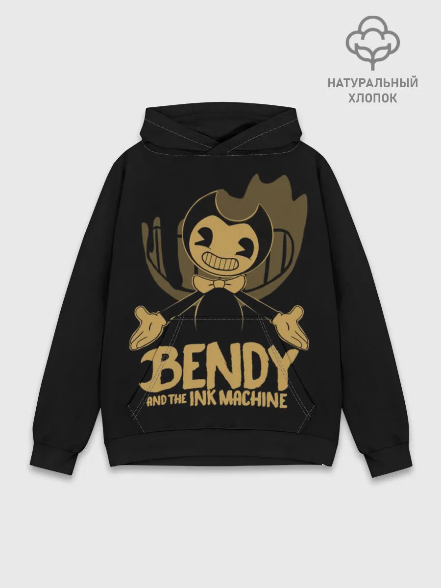 Худи мужской база хлопок / Bendy and the ink machine