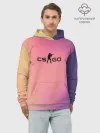 Худи мужской база хлопок / CsGo Градиент