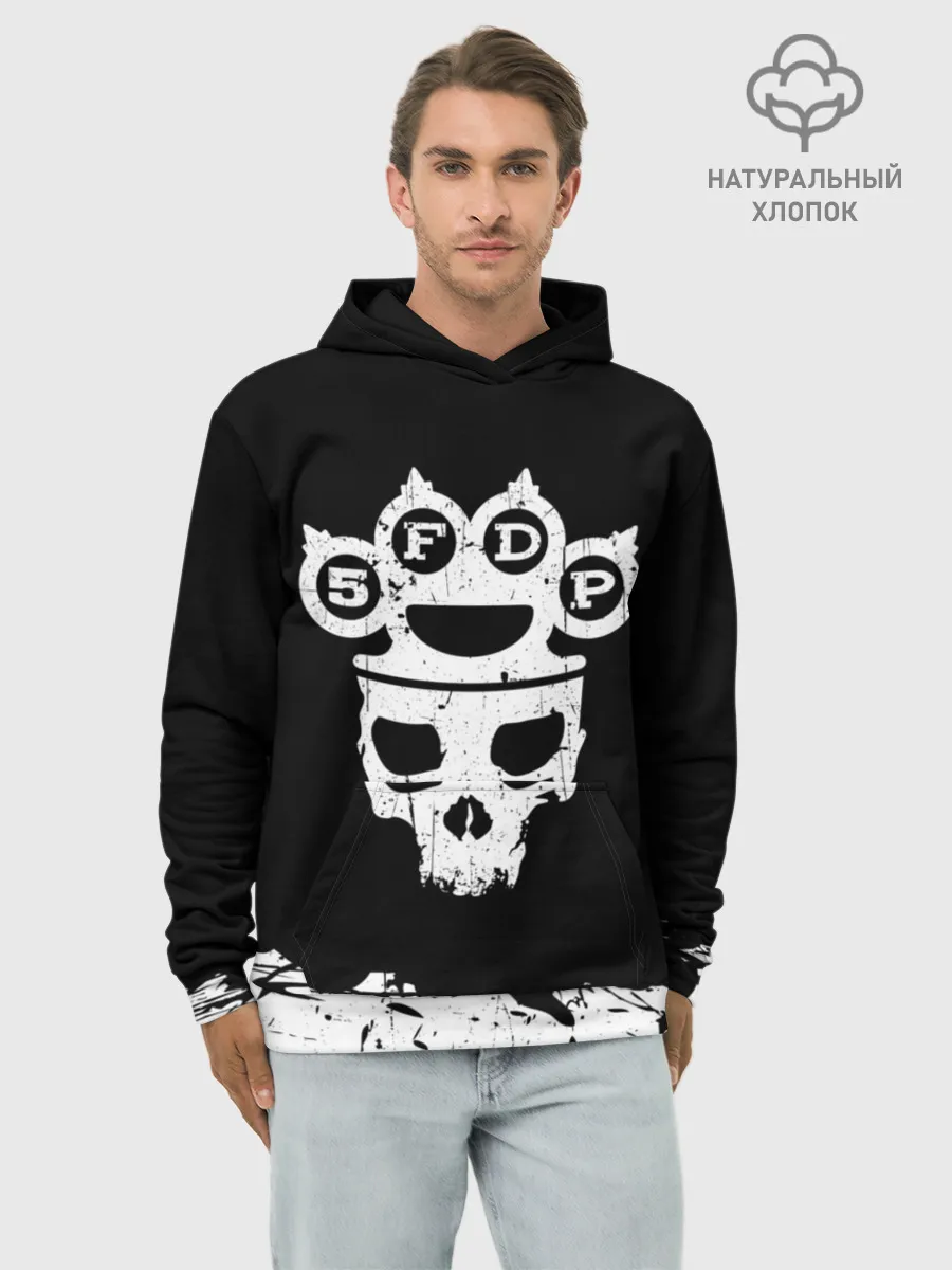 Худи мужской база хлопок / Five Finger Death Punch