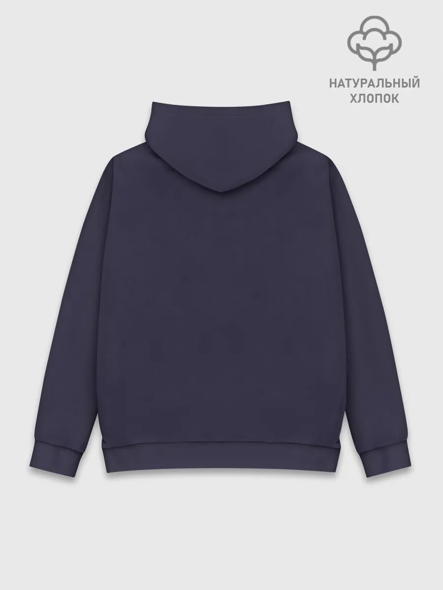 Худи мужской база хлопок / Raven