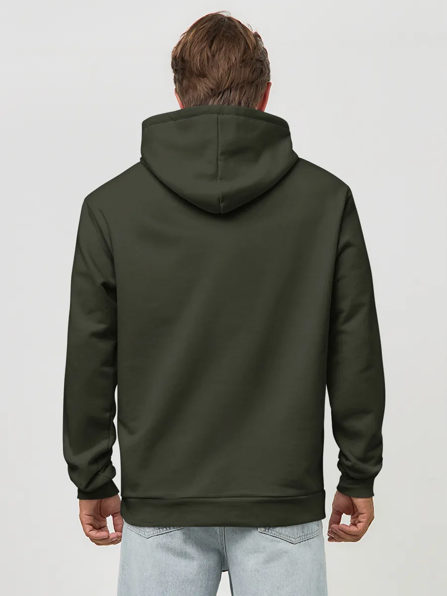 Худи мужской база хлопок / ВСЕ ГЕНИАЛЬНОЕ ФЫР.