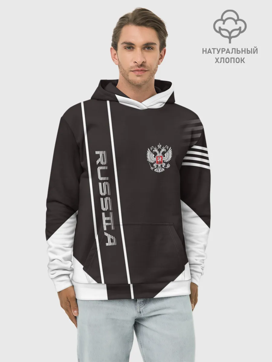 Худи мужской база хлопок / Russia
