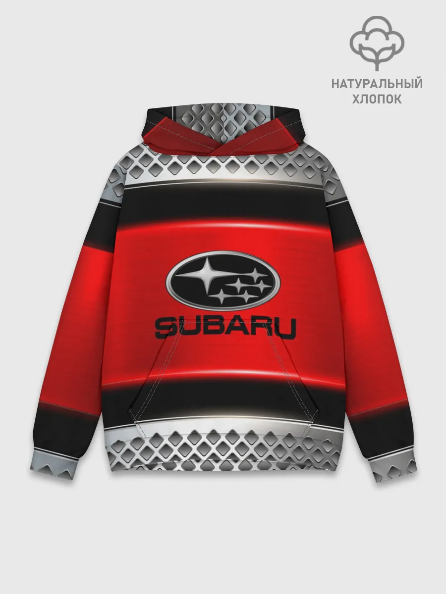 Худи мужской база хлопок / SUBARU