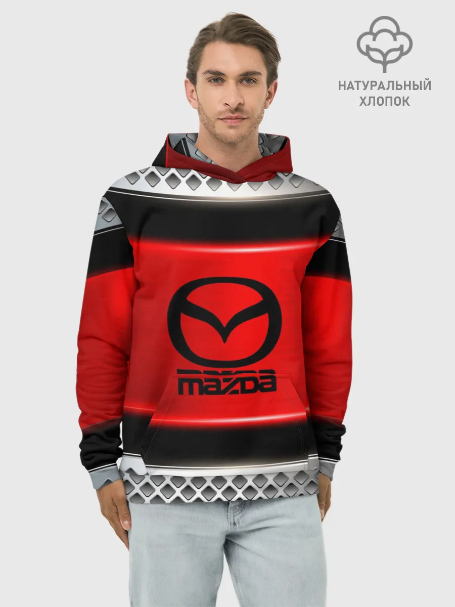 Худи мужской база хлопок / MAZDA
