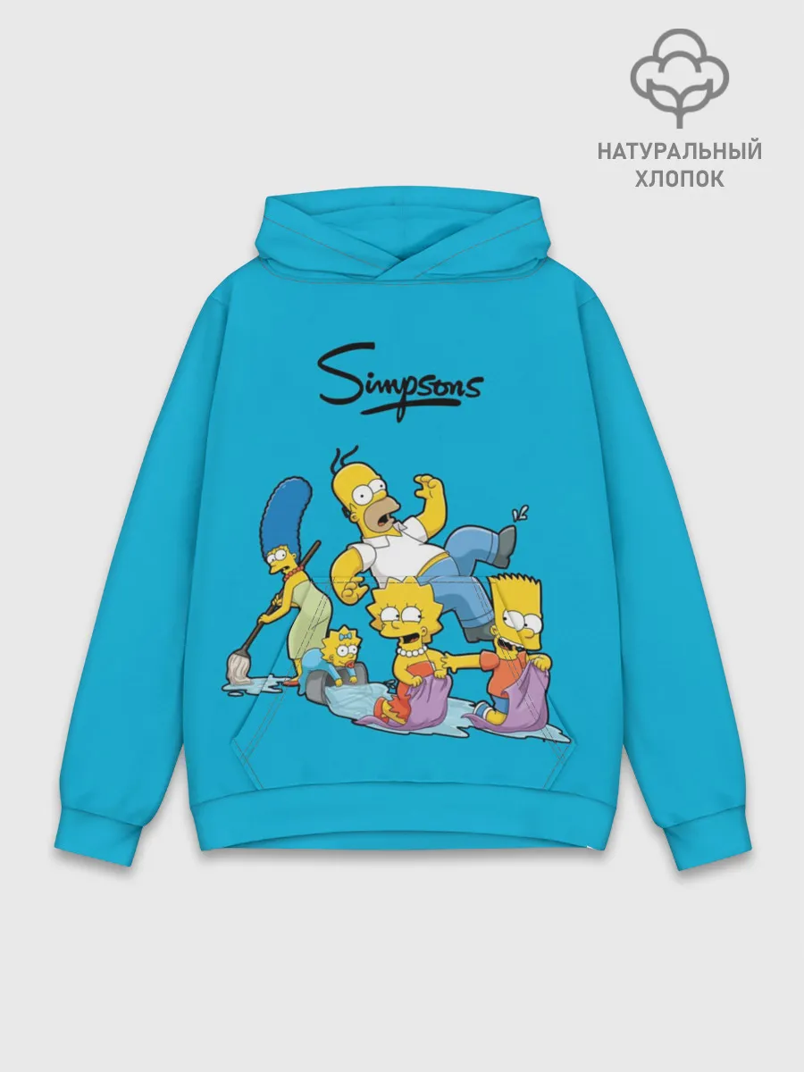 Худи мужской база хлопок / Симпсоны