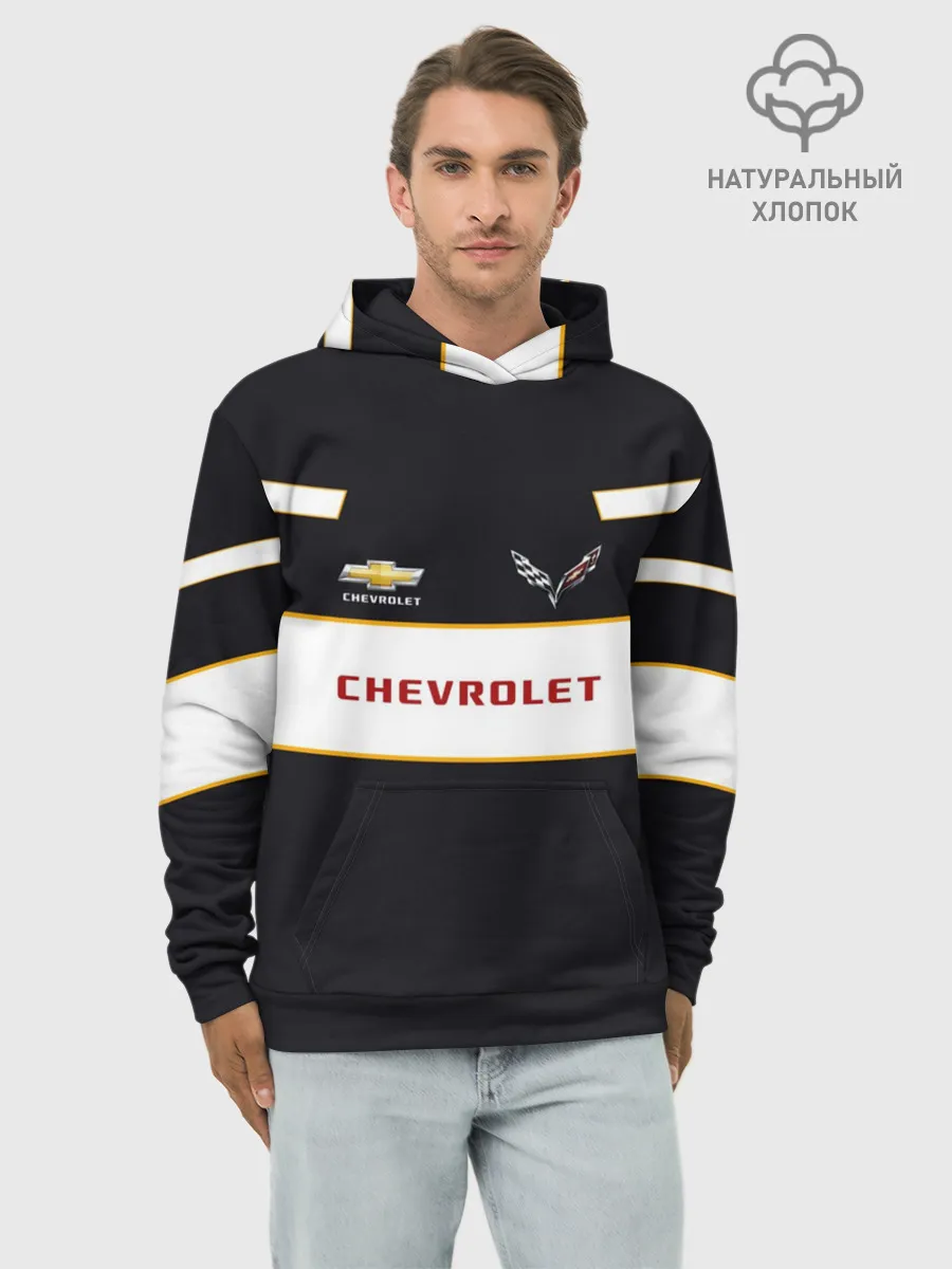 Худи мужской база хлопок / Chevrolet