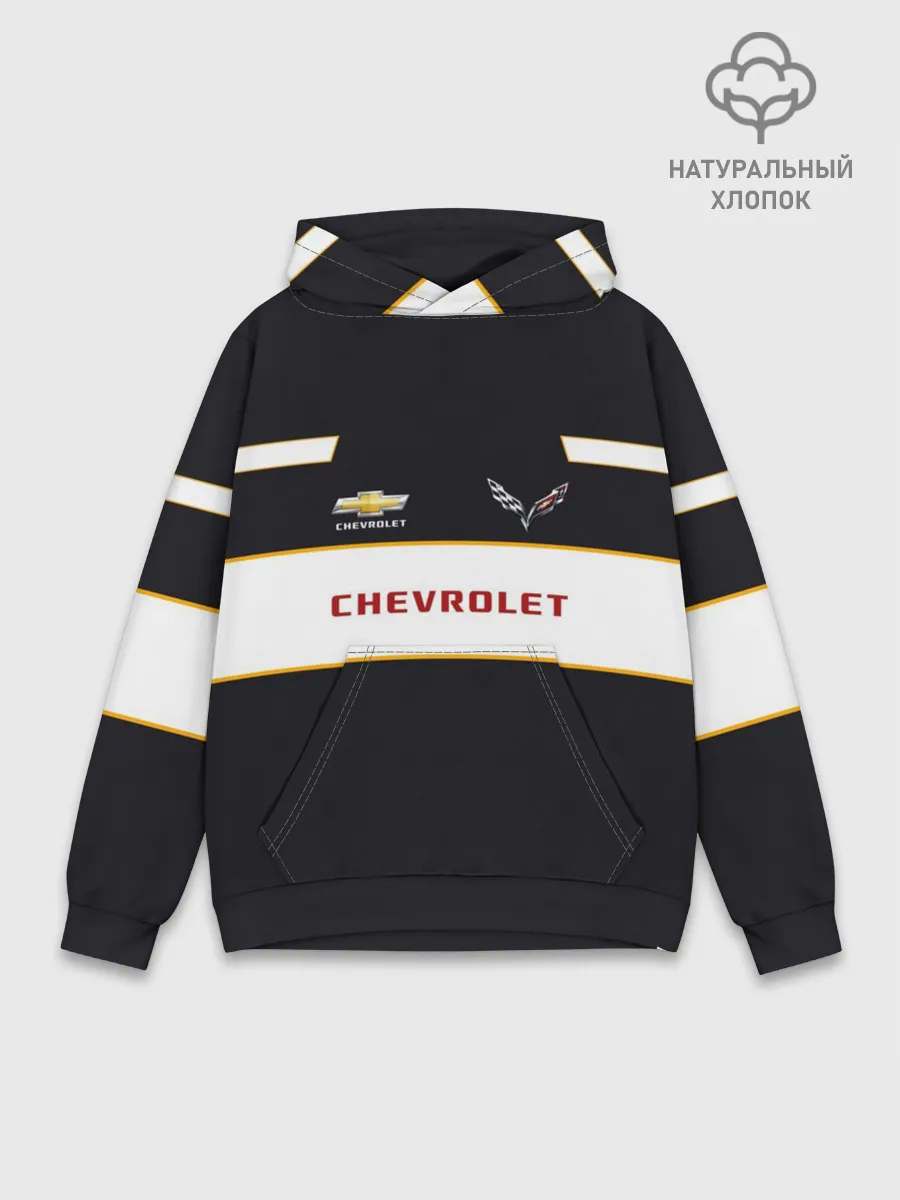 Худи мужской база хлопок / Chevrolet