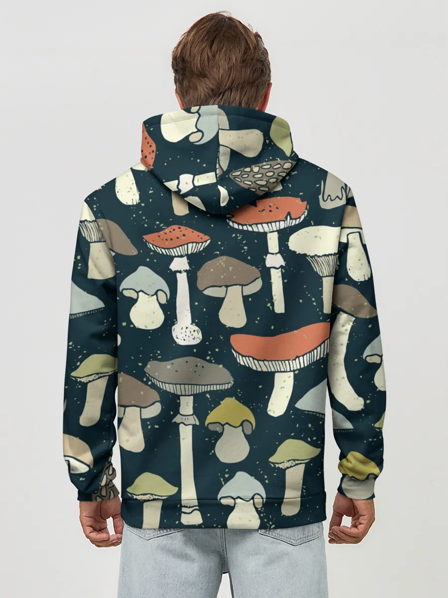 Худи мужской база хлопок / Загадочный лес