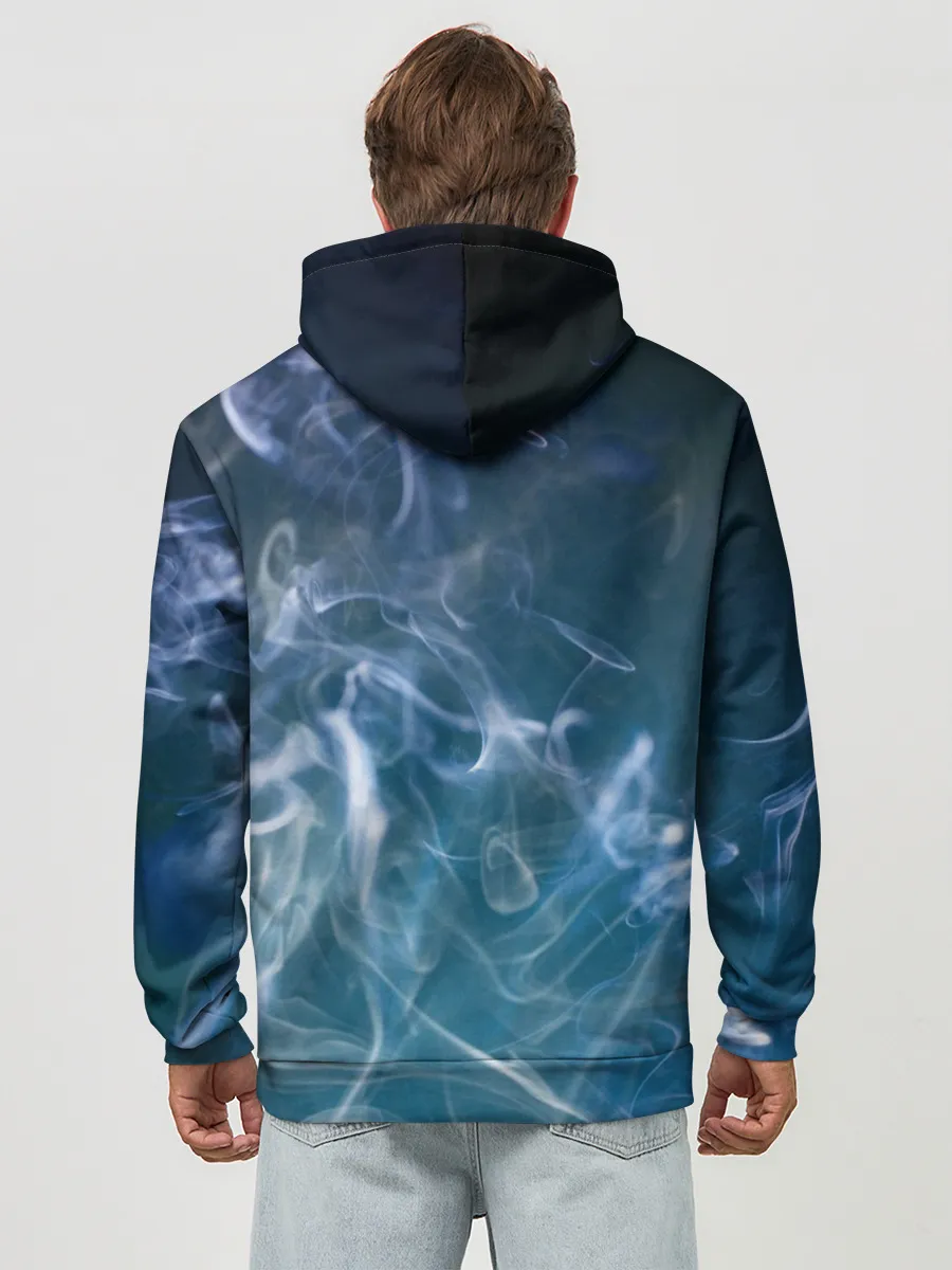 Худи мужской база хлопок / Луна