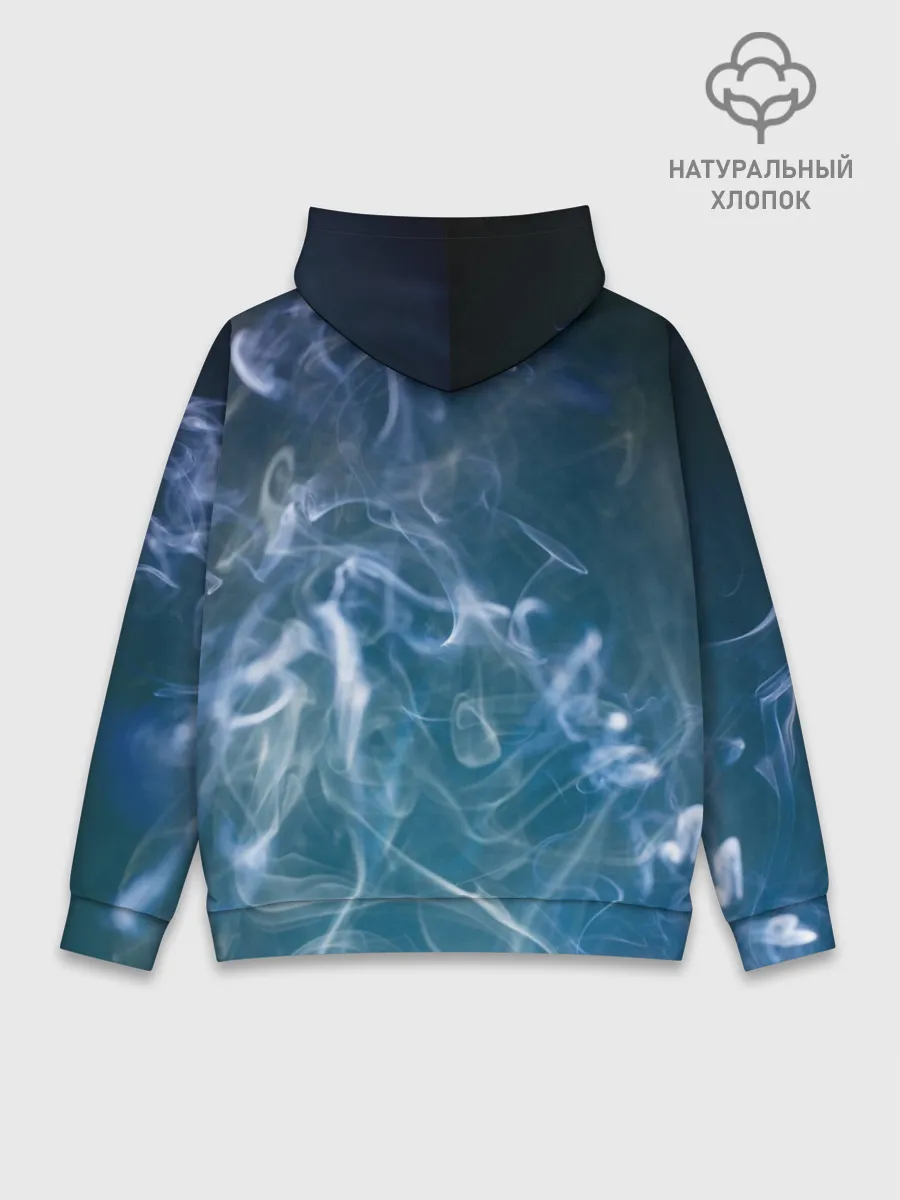 Худи мужской база хлопок / Луна