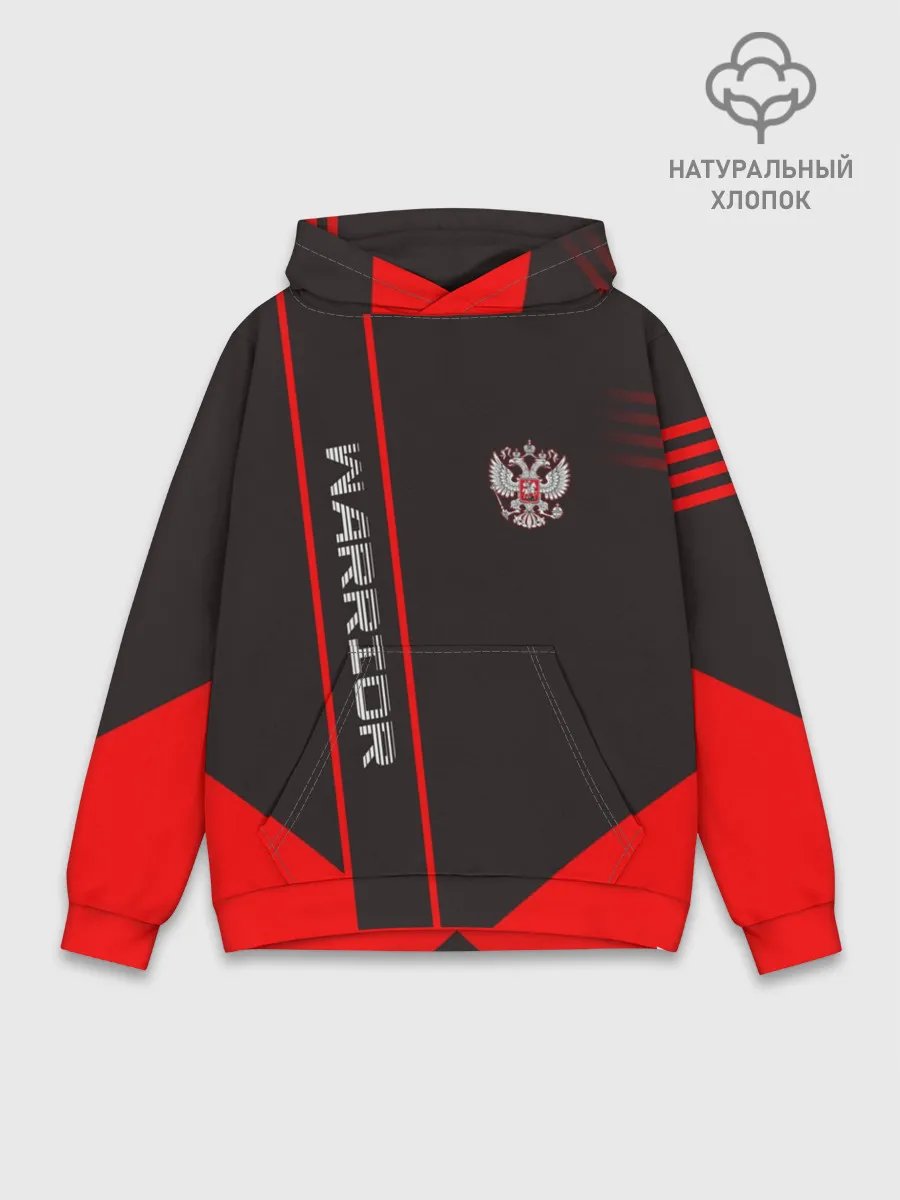 Худи мужской база хлопок / Warrior