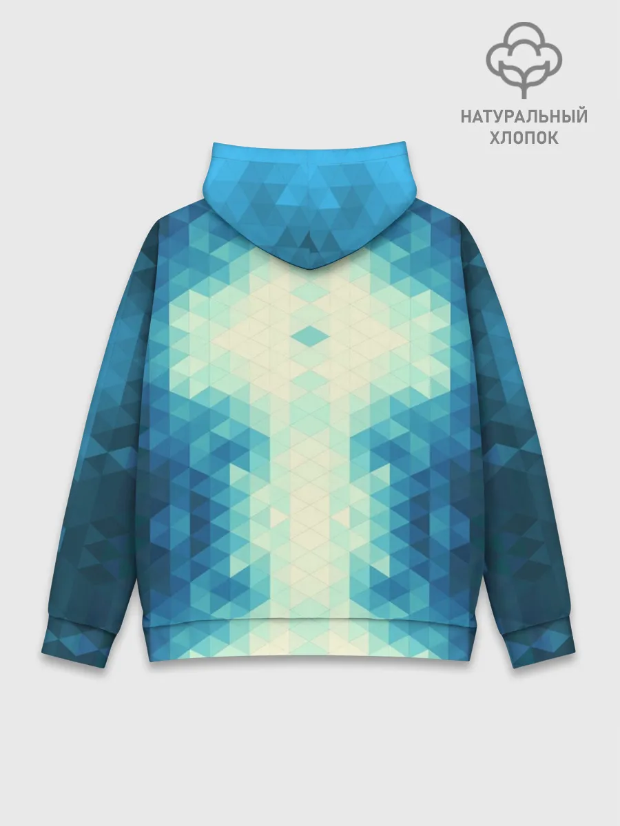 Худи мужской база хлопок / Акула