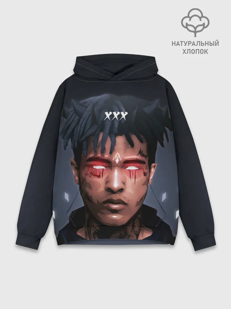 Худи мужской база хлопок / XXXtentacion