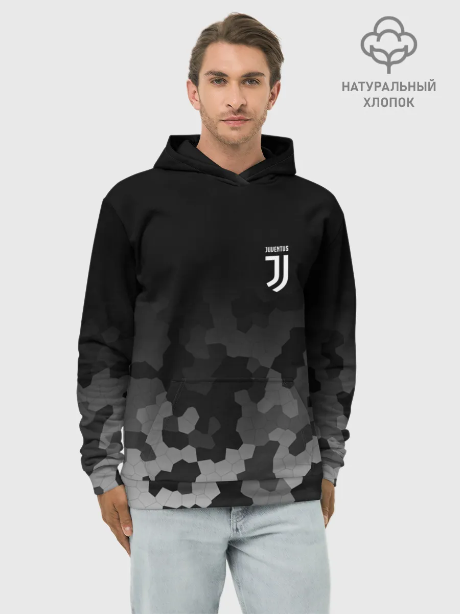 Худи мужской база хлопок / JUVENTUS SPORT