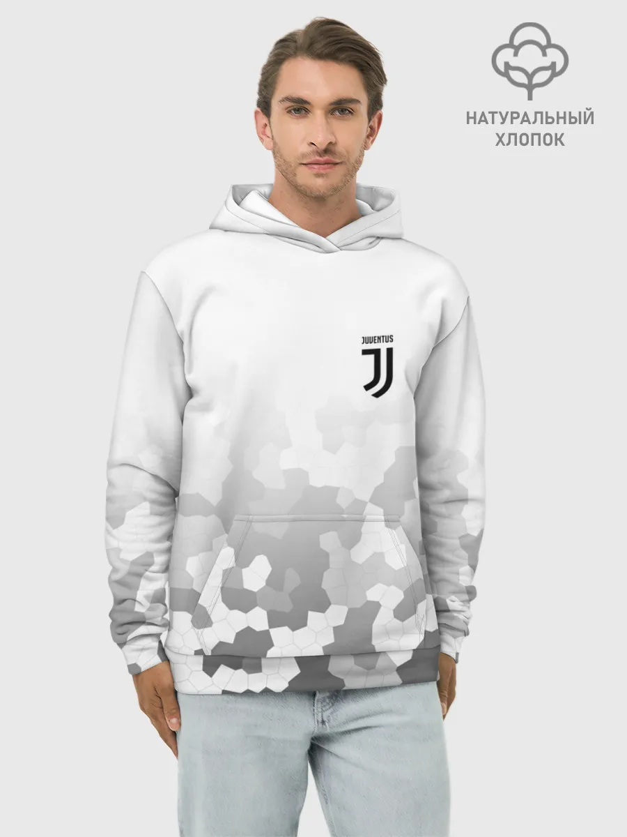 Худи мужской база хлопок / JUVENTUS SPORT