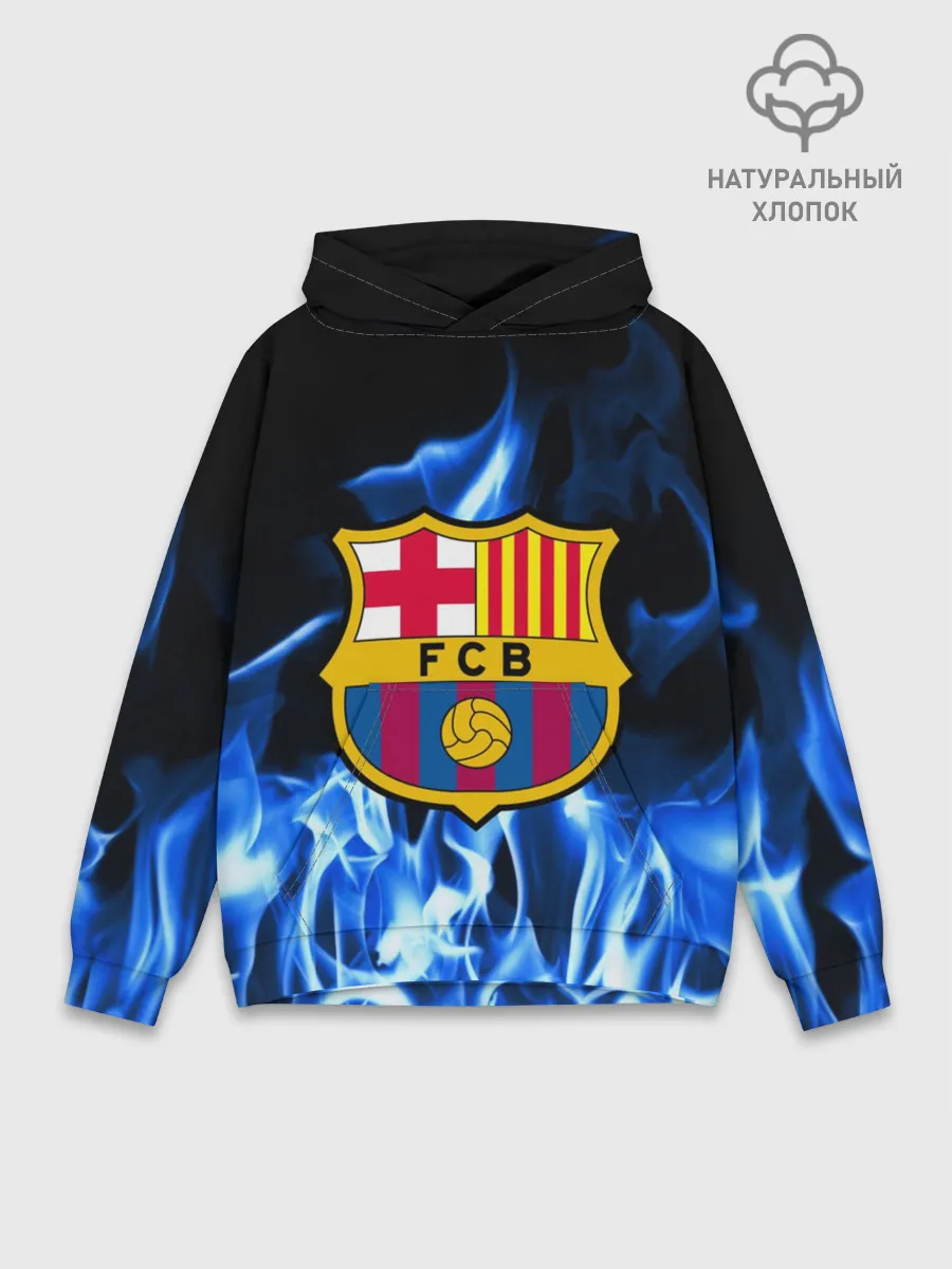 Худи мужской база хлопок / BARCELONA