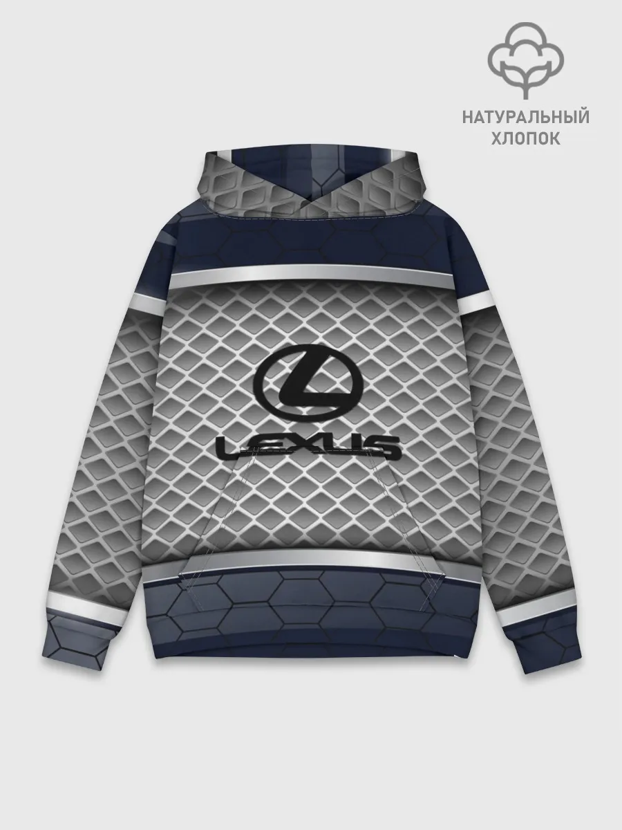 Худи мужской база хлопок / LEXUS SPORT