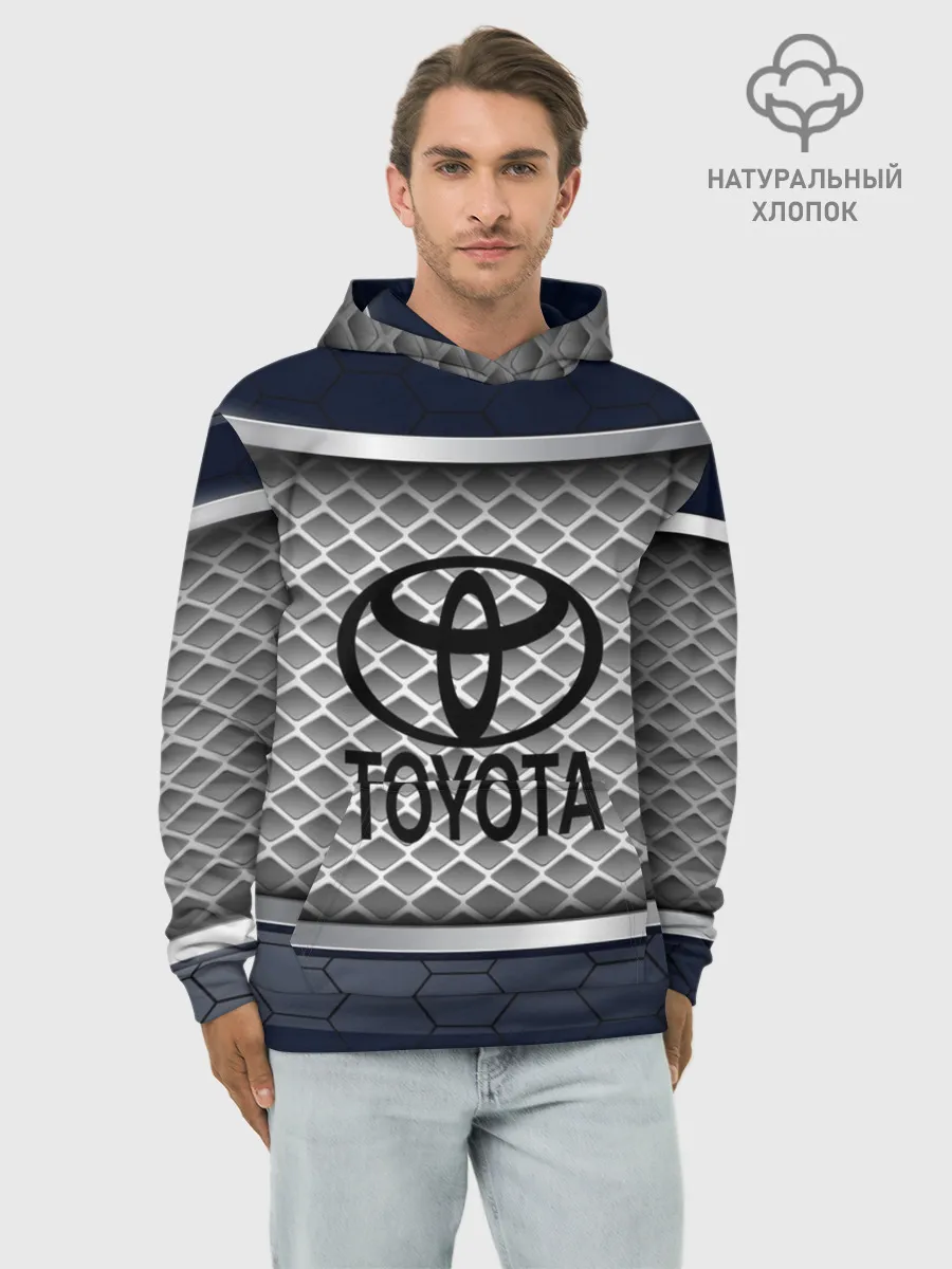 Худи мужской база хлопок / TOYOTA SPORT