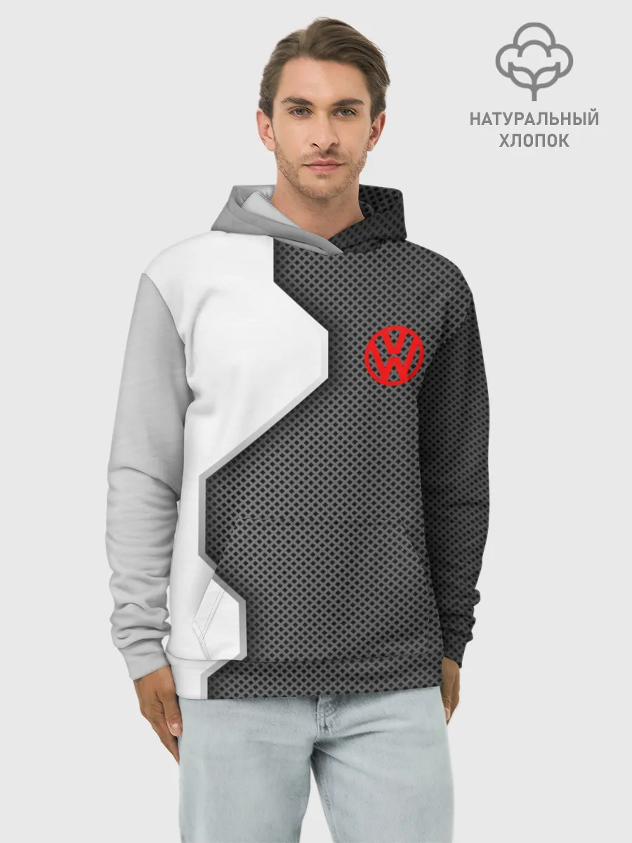 Худи мужской база хлопок / Volkswagen sport uniform auto