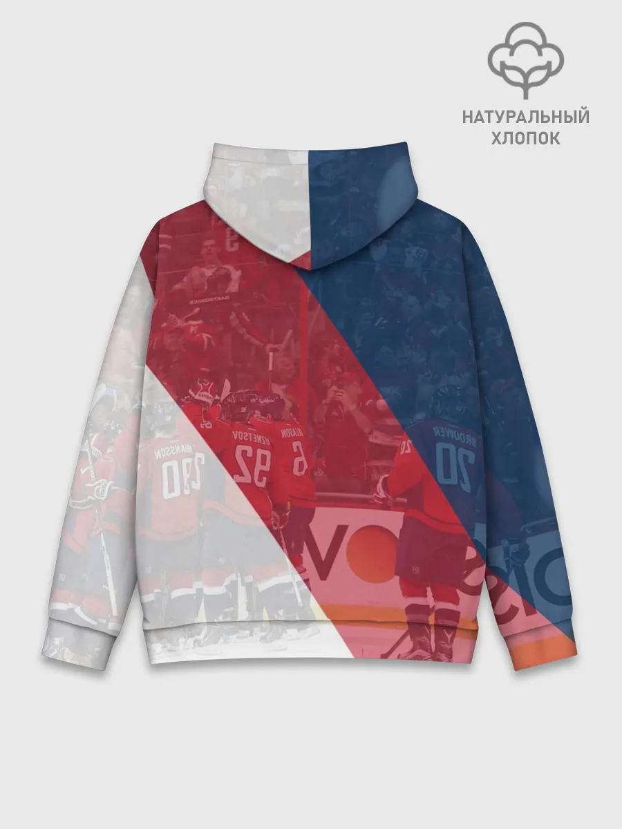 Худи мужской база хлопок / вашингтон кэпиталз