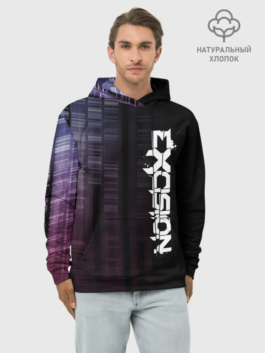 Худи мужской база хлопок / EXCISION JEFF ABEL.