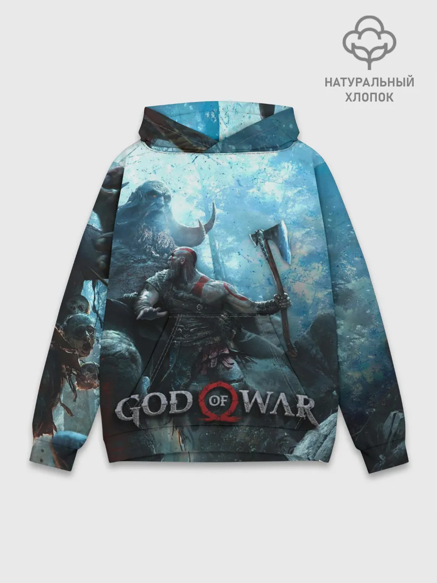 Худи мужской база хлопок / Kratos