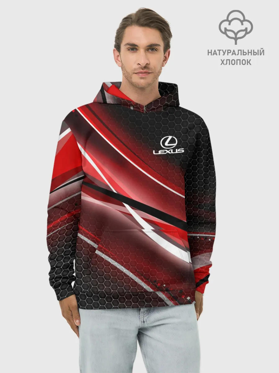 Худи мужской база хлопок / LEXUS.