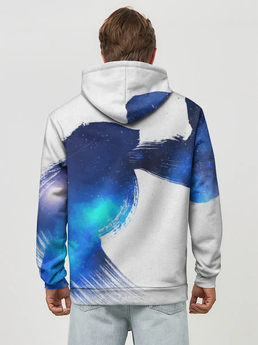 Худи мужской база хлопок / Космос