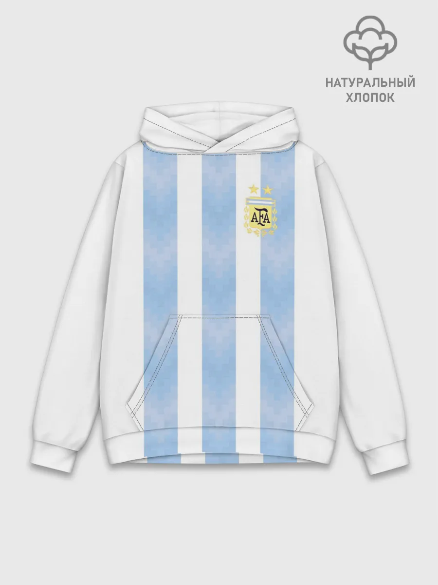 Худи мужской база хлопок / Сборная Аргентины