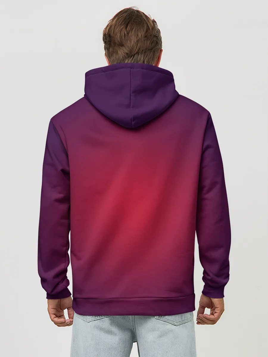 Худи мужской база хлопок / Кот Бегемот