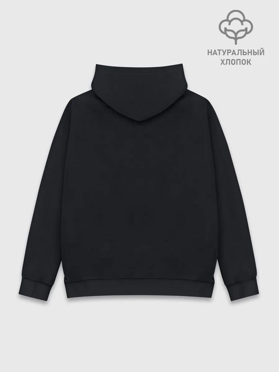 Худи мужской база хлопок / Dark Dog