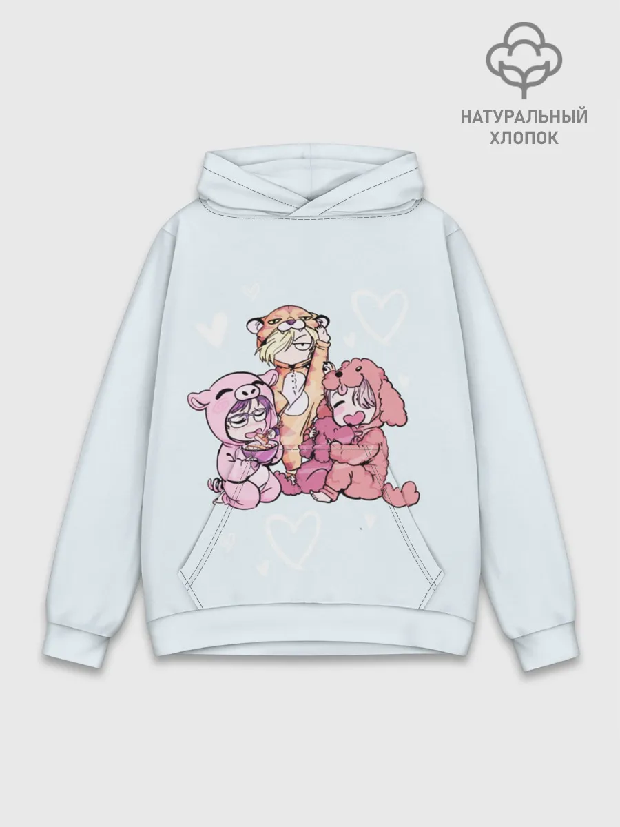 Худи мужской база хлопок / Yuri on Ice_3
