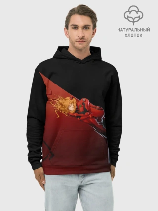 Худи мужской база хлопок / Asuka Langley Soryu