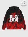 Худи мужской база хлопок / BON JOVI