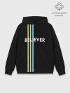 Худи мужской база хлопок / Believer Imagine Dragons