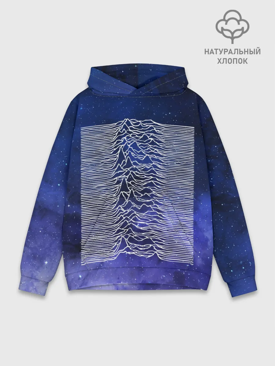 Худи мужской база хлопок / Unknown Pleasures