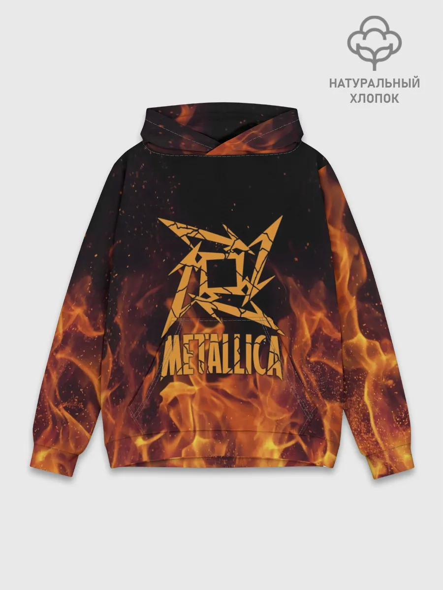 Худи мужской база хлопок / Metallica