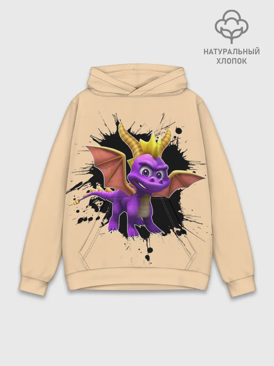 Худи мужской база хлопок / Spyro