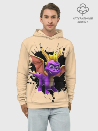 Худи мужской база хлопок / Spyro