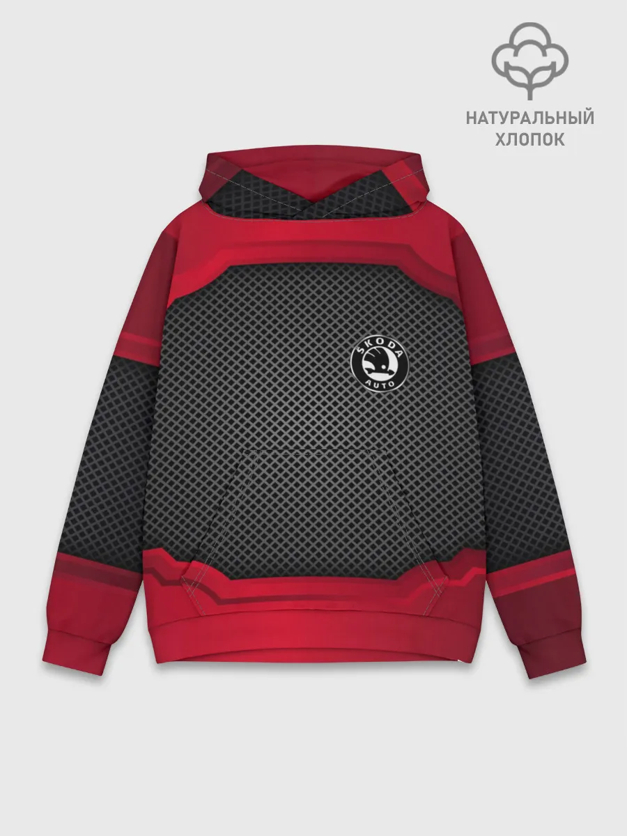 Худи мужской база хлопок / SKODA SPORT