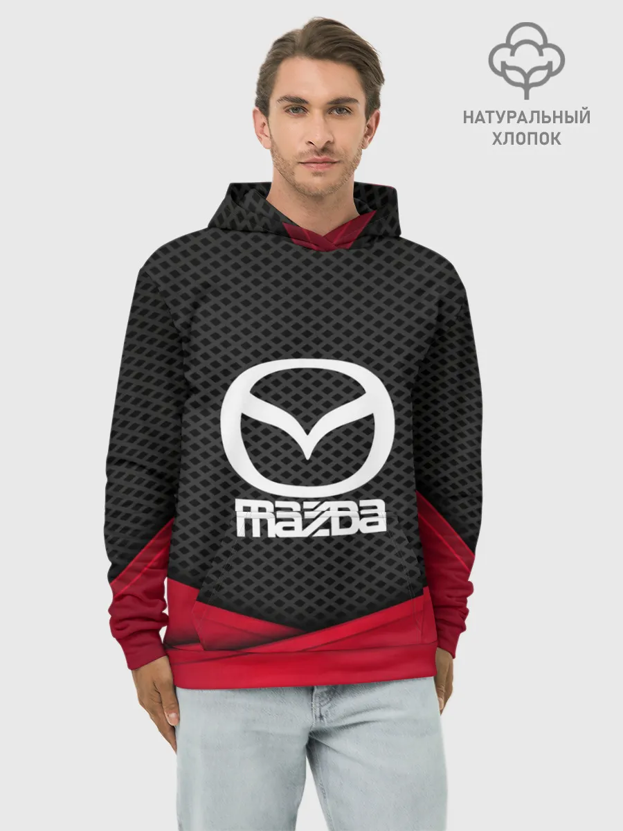 Худи мужской база хлопок / MAZDA