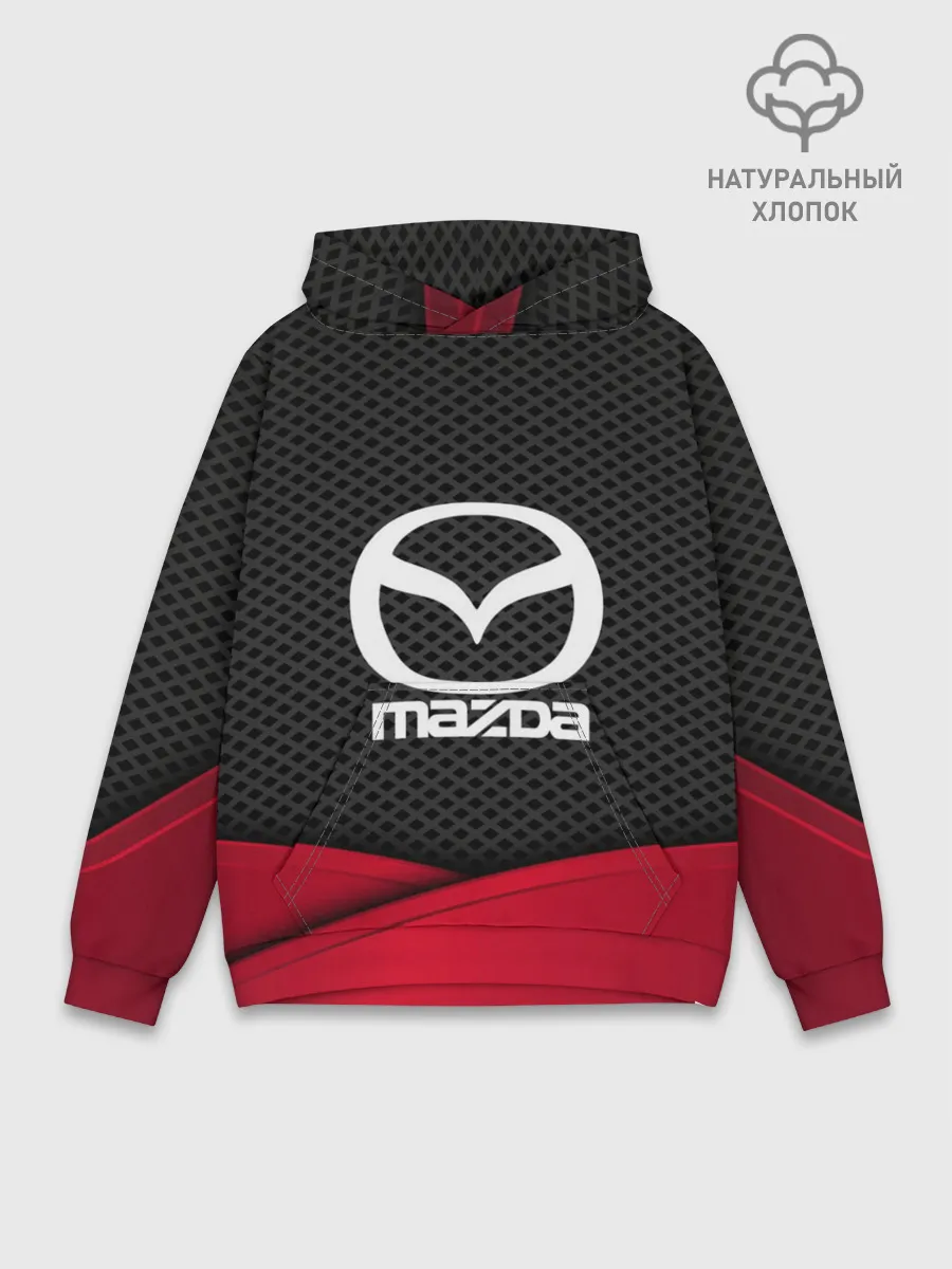 Худи мужской база хлопок / MAZDA