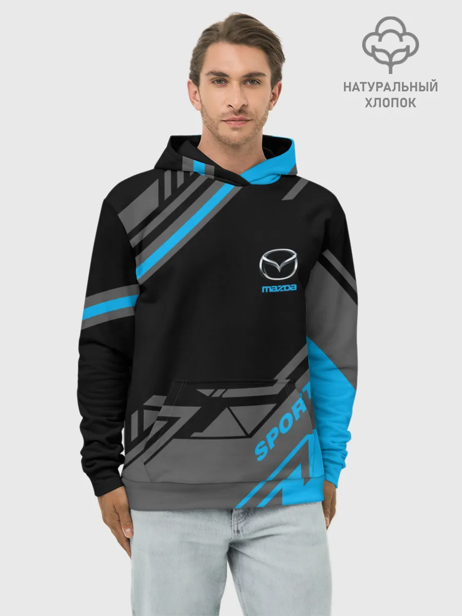 Худи мужской база хлопок / MAZDA SPORT