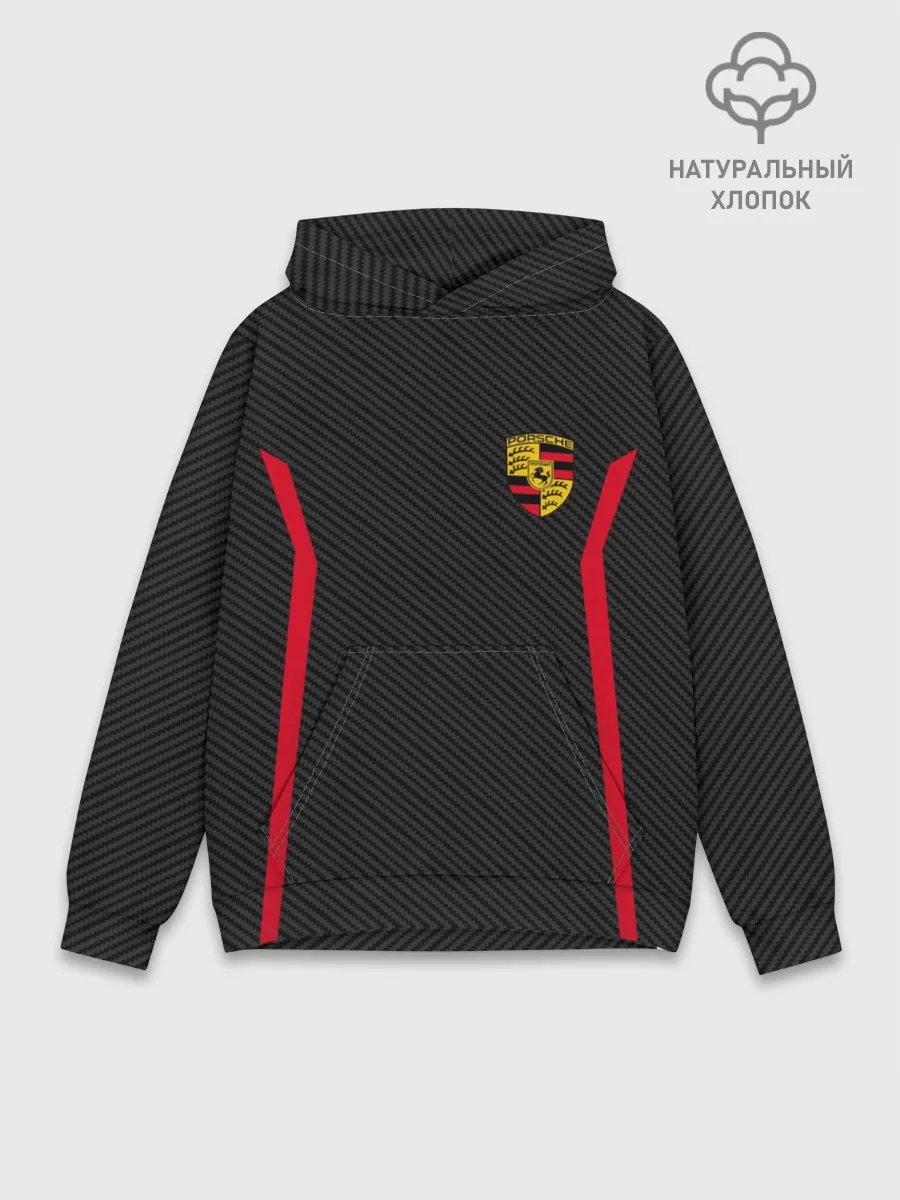 Худи мужской база хлопок / PORSCHE SPORT | ПОРШЕ