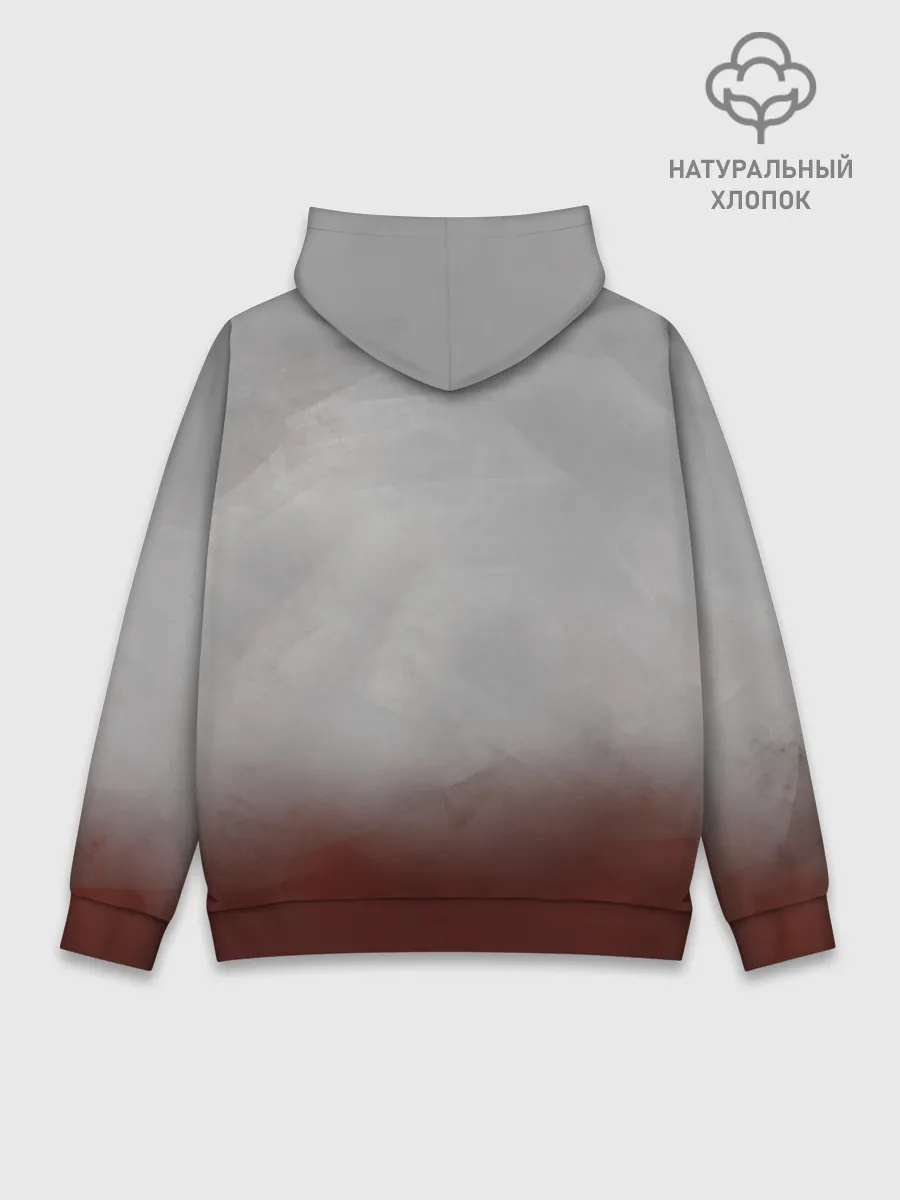 Худи мужской база хлопок / Рыцарь на коне