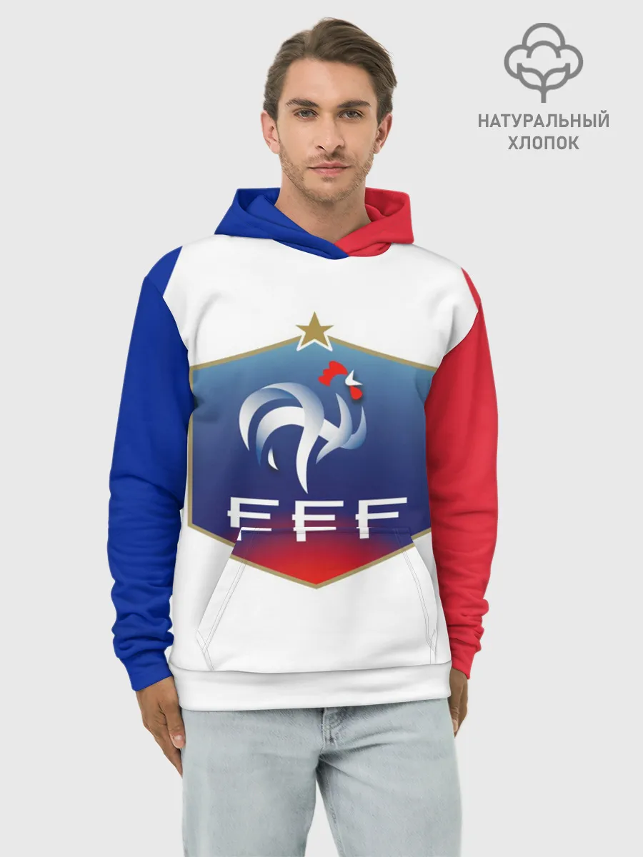 Худи мужской база хлопок / Сборная Франции