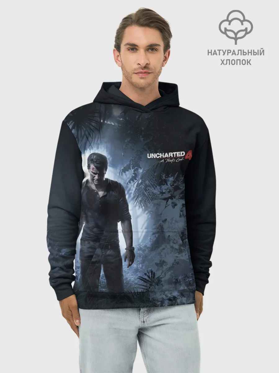 Худи мужской база хлопок / Drake in jungle