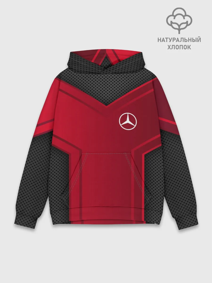 Худи мужской база хлопок / mercedes-benz sport