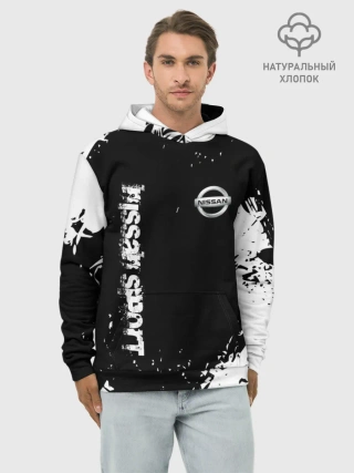 Худи мужской база хлопок / NISSAN SPORT